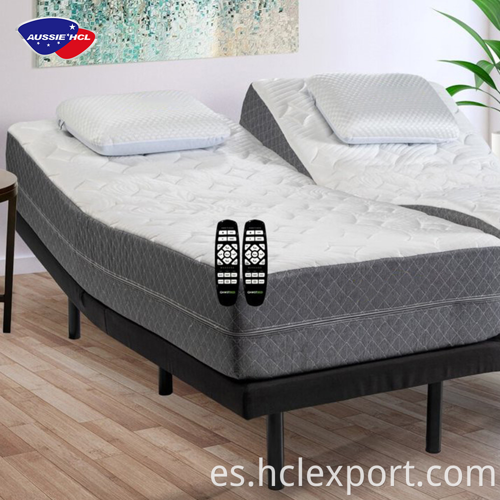 colchones de remolino de lujo de alta densidad de alta densidad King Doble Royal Quality Gel Memory Sleep Bell Foam Mattress